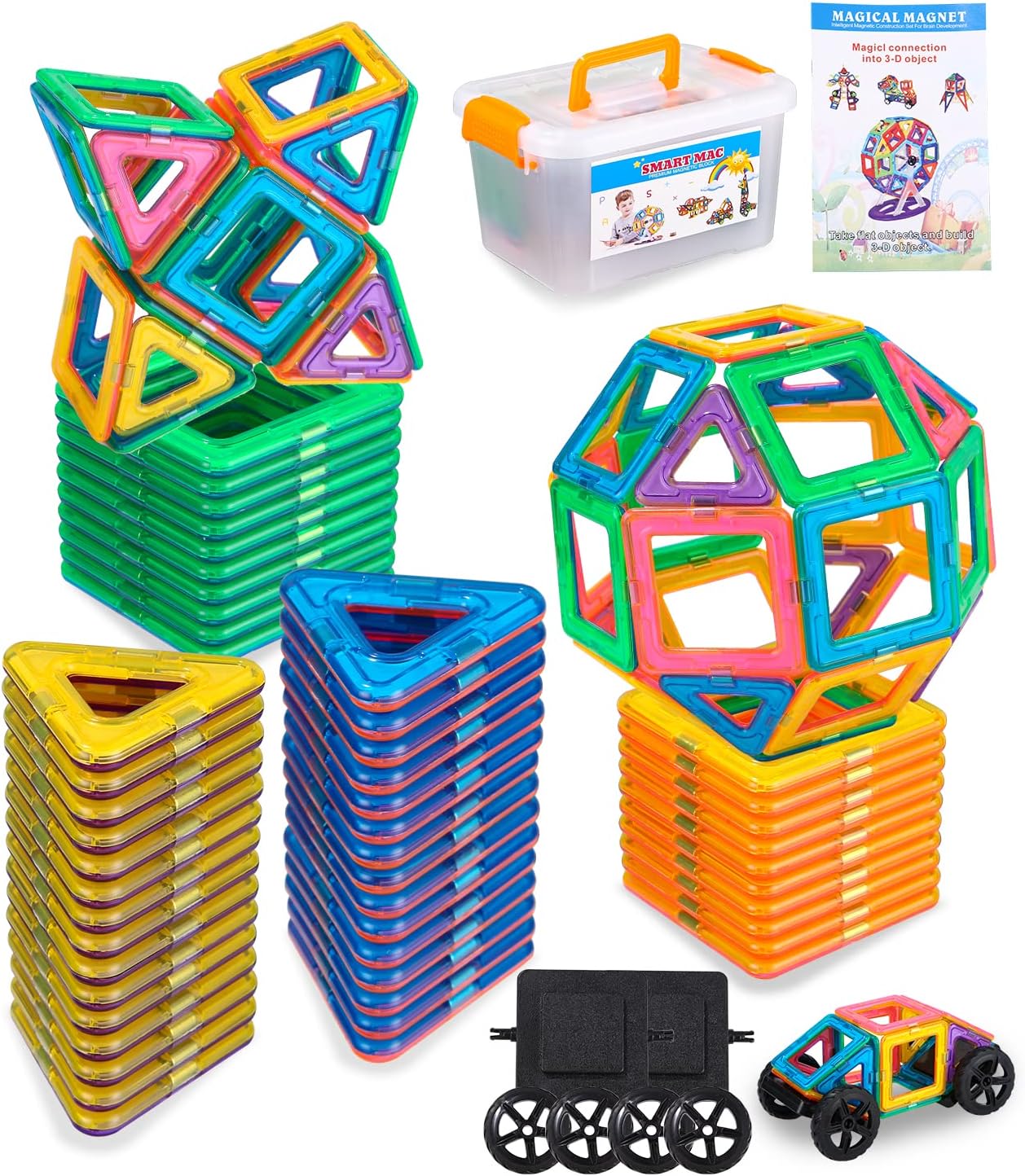 Construction Magnetic Blocks Kid's Toys