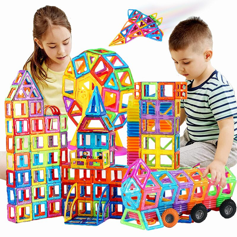 Construction Magnetic Blocks Kid's Toys