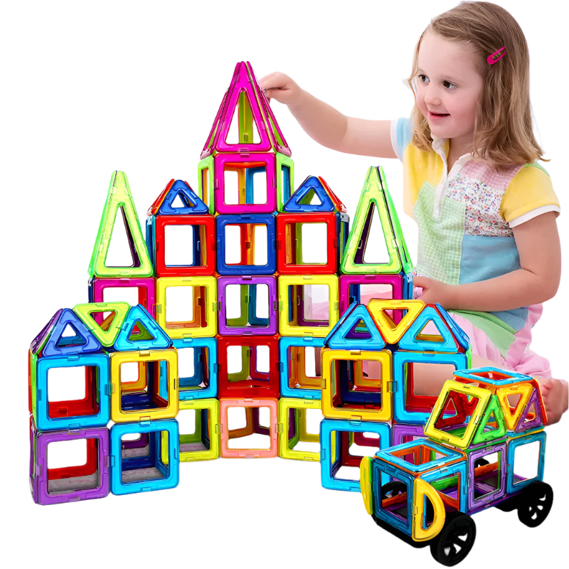 Construction Magnetic Blocks Kid's Toys