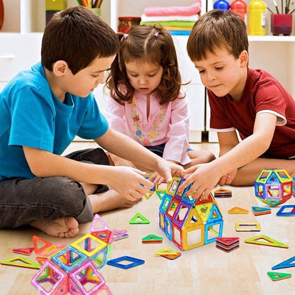 Construction Magnetic Blocks Kid's Toys