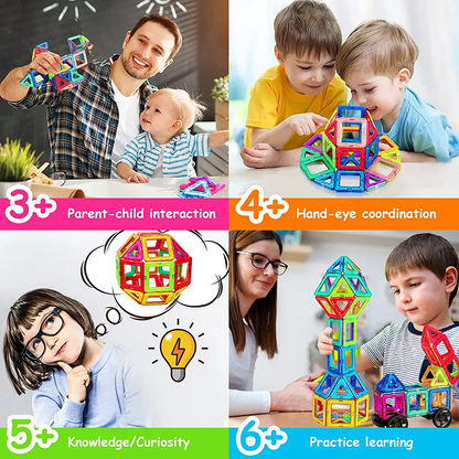 Construction Magnetic Blocks Kid's Toys